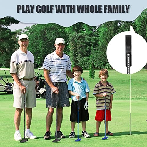 ToVii Golf Ütőt, 2 Csomag Mini Golf Ütőt, Állítható Alumínium Tengely Gyerekek Golf Ütőt a Férfiak, a Nők Két-Sokkal Jobb-vagy Balkezes