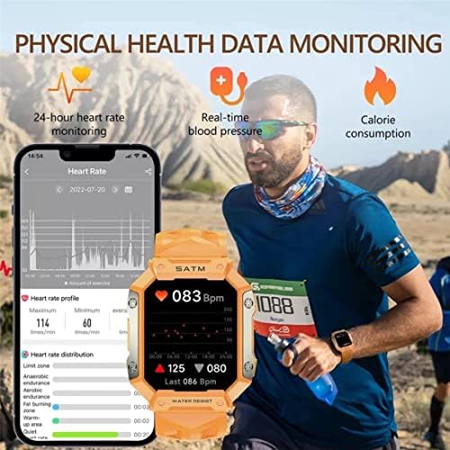 Intelligens Karóra Férfiaknak a Nők, Fitness Tracker Vérnyomás Heart Rate Monitor, 1.92 Hüvelykes Érintőképernyő IP68 Vízálló