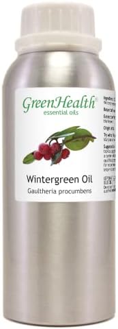 Wintergreen – 8 fl oz (237 ml) Alumínium Palack w/ Plug Cap – - os Tisztaságú illóolaj – GreenHealth