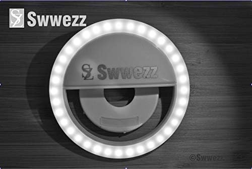 Swwezz Önarckép Gyűrű Fény (Akkumulátor) a 36 LED Okos Telefon, Fehér.