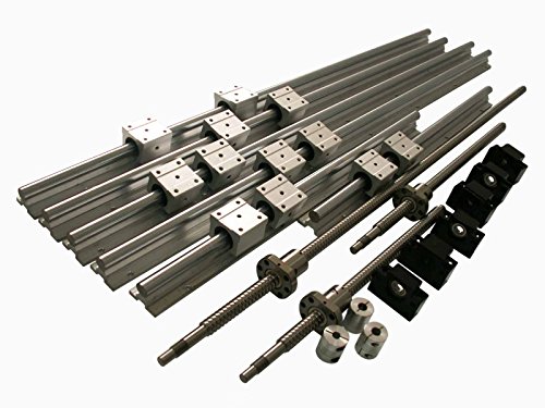 Joomen CNC SBR20 Támogatás Vasúti RM1605 ballscrew 300/1000/1500mm Lineáris Készlet