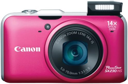 Canon PowerShot SX230 HS 12.1 MP CMOS Digitális Fényképezőgép 14x Kép Stabilizált Zoom 28mm Széles Látószögű Objektívvel, valamint a 1080p
