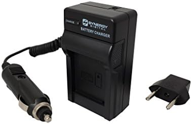 GE E1410SW Digitális Kamera Akkumulátor Töltő (110/220v Autó & EU-kártya) - Csere, Töltő Olympus LI-40B akkumulátorhoz használja, illetve