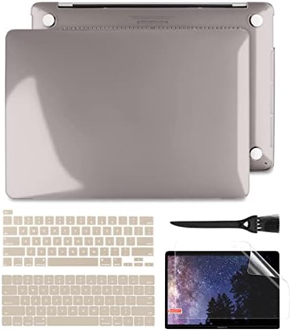 Batianda MacBook Pro 13 2020 2019 2018 2017 -Ügyben (A2251/A2289/A2159/A1989/A1706), Műanyag, Kristály Kemény Héj tok