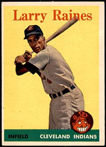 1958 Topps 243 Larry Raines Cleveland indians (Baseball Kártya) EX Indiánok