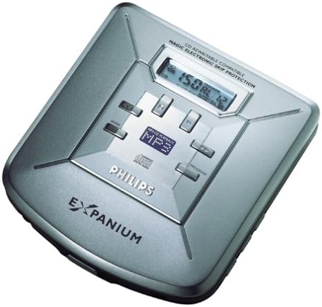 Philips EXP103 eXpanium Hordozható MP3-CD Lejátszó 45 Másodperc Anti-Skip, majd Autóskészlet
