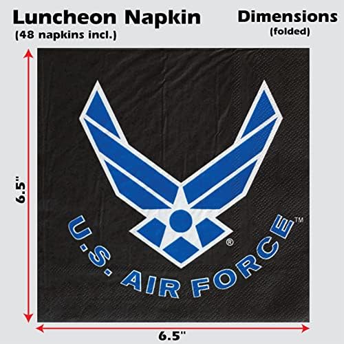 Havercamp AMERIKAI légierő Ebéd Szalvéta (48 db.)! 48 amerikai légierő Lg. A szalvéták, a Hivatalosan Engedélyezett Egyesült