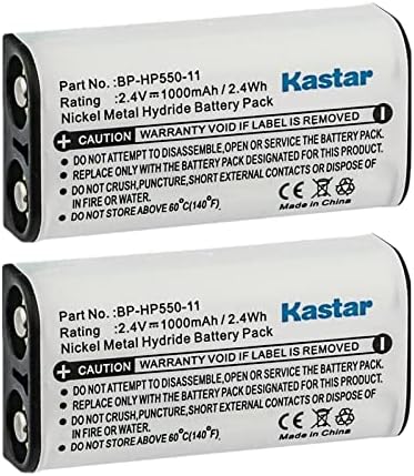 Kastar 2-Pack 2,4 V 1000mAh Ni-MH Akkumulátor Csere Sony BP-HP800-11 Akkumulátor, Sony MDR-RF995 MDR-RF995RK Vezeték nélküli