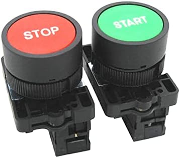 SVAPO AC 660V 10A Pillanatnyi Start/Stop Piros, Zöld, Jel, NEM NC-nyomógombos Kapcsoló-Állomás