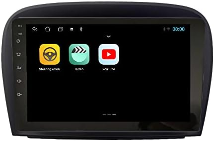 Android 10 Autoradio Autós Navigációs Sztereó Multimédia Lejátszó, GPS, Rádió, 2.5 D érintőképernyő forBENZ SL 2008-2012-es négymagos