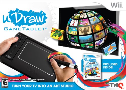 uDraw Játék tabletta uDraw Stúdió: Azonnali Művész - Fekete - Nintendo Wii