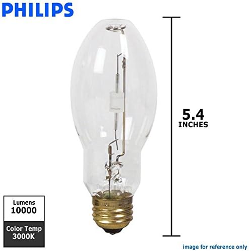 A Philips Lighting MasterColor MHC100/U/MP/3K Elit HID fémhalogén Lámpa, 100 W, Kerámia fémhalogén Lámpa, ED17P Forma