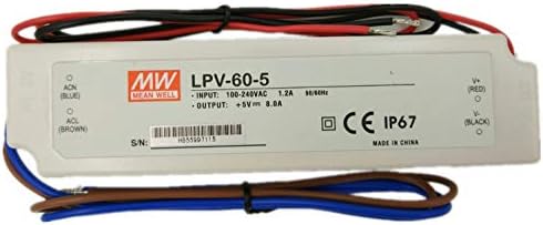 MW jót LPV-60-5 5V 8A 40W Egyetlen Kimeneti LED-es Kapcsolóüzemű Tápegység