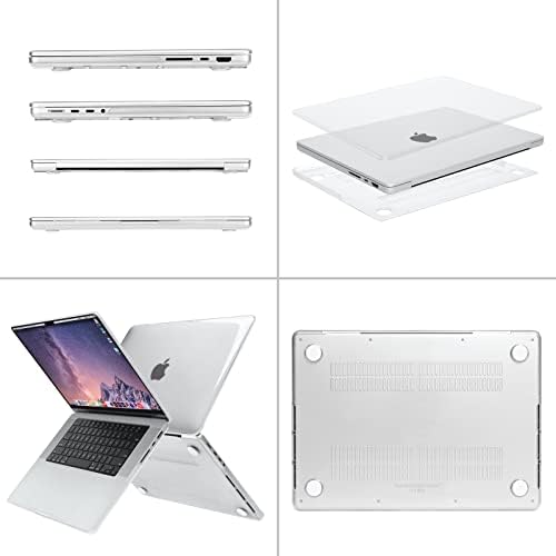 MOSISO Kompatibilis MacBook Pro 16 colos Esetben 2023 2022 2021 Kiadás M2 A2780 A2485 M1 Pro/Max Chip Touch ID Műanyag Kemény
