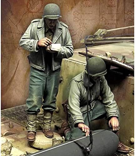 BEHTAR 1/35 Katonák a második világháború (2 Fő) vizsgálja meg, hogy A Gyanta Modell A Tartály // F7410