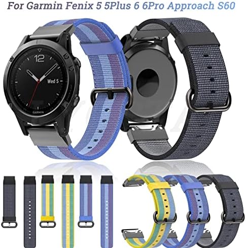 ILAZI 22mm Nylon Watchband A Garmin Fenix 6 6X Pro Csuklópánt Heveder Fenix 5 5Plus 935 S60 Quatix5 gyorskioldó Smartwatch Tartozék
