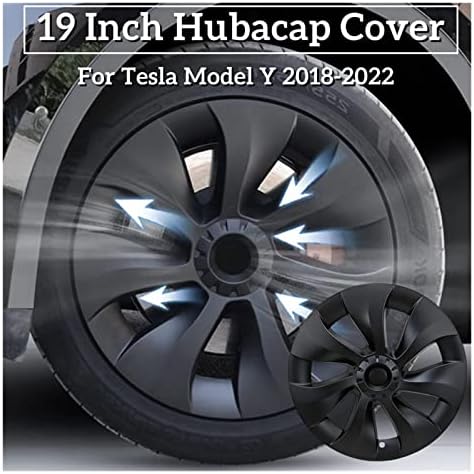 19 Inch Hub Kap Kompatibilis a Tesla Model Y Kerék Dísztárcsa, Autó Csere, Autó Kerék Kerék Dísztárcsa Fedezze Protector Készletek
