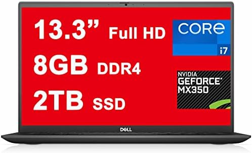 Dell Vostro 5000 5301 15 Laptop én 13.3 hüvelykes Full HD (300Nits) Tükröződésmentes én 11 Generációs Intel 4 magos i7-1165G7
