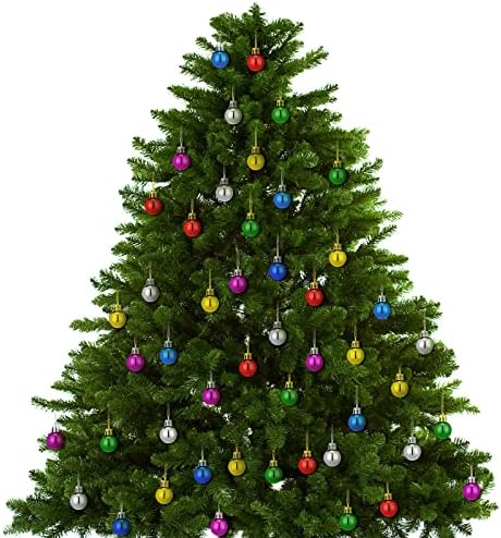 80 Db Karácsonyi Labdák Mini Csillogó Golyó Többszínű Karácsonyi Bál Karácsonyi Dísz Labda, Fa Dekoráció Miniatűr Labdákat a karácsonyfák