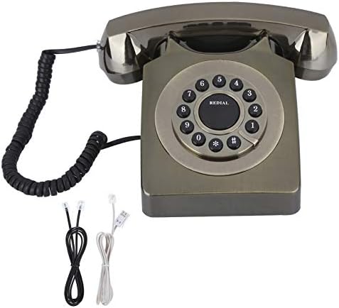V BESTLIFE Antik Telefon lakberendezés,Vezetékes telefon, Vezetékes Telefon Klasszikus Európai Retro Telefon Haza Vintag