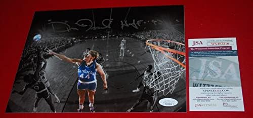 DAN ISSEL Denver Nuggets HOF 93 aláírt 8X10 SZÖVETSÉG Tanúja COA WA482216 - Dedikált NBA-Fotók