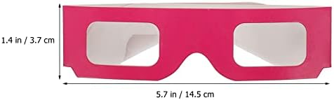 SOLUSTRE Gyerek napszemüvegek 20db Lapos 3D-s Karton Szemüveg Egyetemes Karton Napszemüveg Keret Újdonság, Szemüveg, Szemüveg