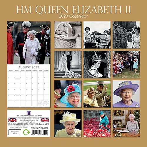 Queen Elizabeth II 2023 Tér Fényképes falinaptár