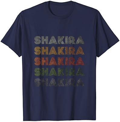 Szerelmes Szív Shakira Tee Grunge/Vintage Stílusú Fekete Shakira Póló