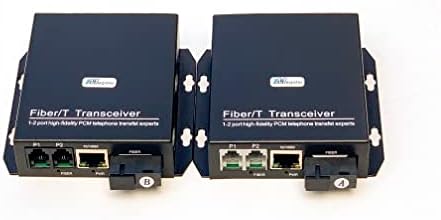 MC-FXO-2-SC20A, 2 Csatorna EDÉNYEK Telefon Vonalak Felett Optikai Átalakító + 1 FE Port