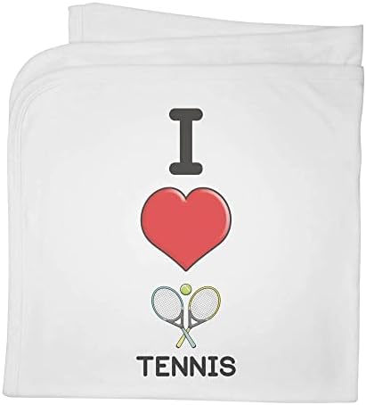 Azeeda 'Szeretem Tenisz' Pamut Bébi Takaró / Kendő (BY00026273)