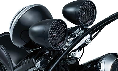 Kuryakyn 2713 MTX Út Mennydörgés időjárásálló Motorkerékpár Hangszórók: 100 Watt Kormányra Szerelt Audio Hangfal Hüvely, Bluetooth Audio