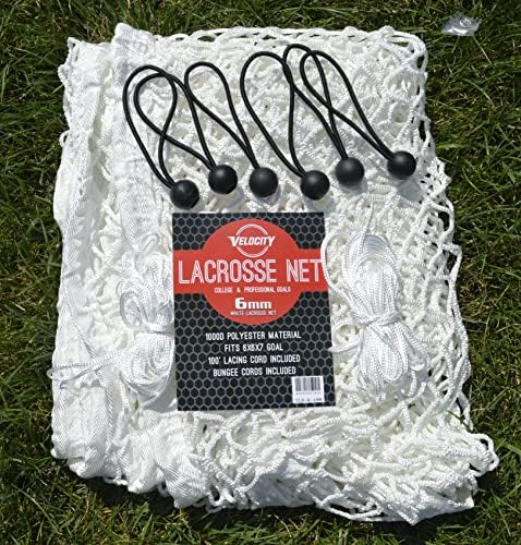 Sebesség, nagy teherbírású Fehér Lacrosse-Net - Illik 6'x6'x7' Célok - Időjárásálló, UV-Rezisztens 1000D Magas Szilárdságú Poliészter -