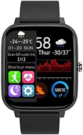 Bzdzmqm Smartwatch iOS, Android, 1.54 HD érintőképernyő IP67 Vízálló Fitness Okos Karóra, pulzusmérő, Aludni Keresők, Szállítási Mód, Bluetooth-Talk,