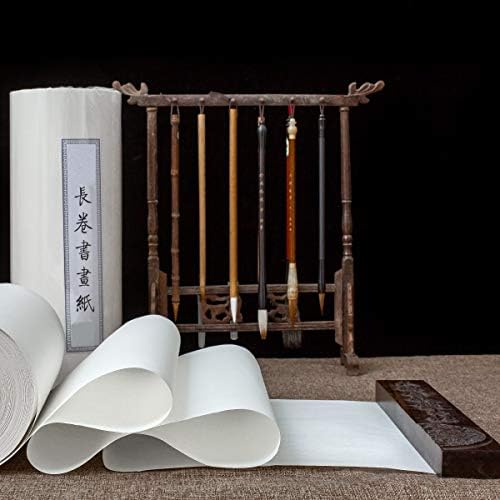 KYMY Kínai/Japán Kalligráfia Papír Tekercs,Írás Roll Xuan Papír,Sumi Papír/Xuan Papír/rizspapír,Kínai Hosszú Tekercset, Ecset, Festék