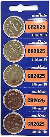Murata CR2025 típusú elemet DL2025 ECR2025 3V Lítium gombelem (5 Elem)