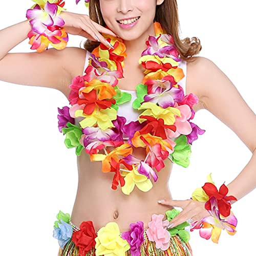 Hawaii Virágfüzérek Fejpánt Karszalag Plumeria Haj Klipek Trópusi Hawaii Nyaklánc Fejdísz Karkötő Virág Hajcsat Haj Zenekarok Nők