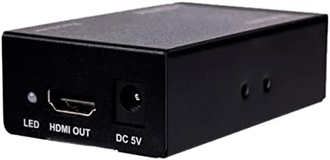 Monoprice Feketerigó HDMI Extender Át Koaxiális Kábel 328 Láb (100 Méter), 1080p@60Hz, 6.75 Gbps Videó Sávszélesség, HDCP