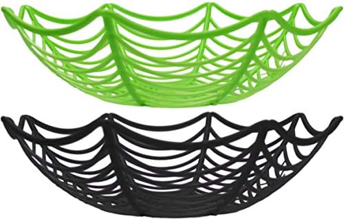 2 Halloween Candy Tálak, különböző Színben - Szórakoztató Web Design, Hátborzongató Pókok! - Funkciók, Élénk Színek! - Intézkedések