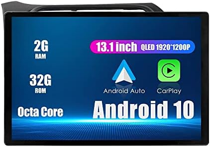WOSTOKE 13.1 Android Rádió CarPlay & Android Auto Autoradio Autós Navigációs Sztereó Multimédia Lejátszó, GPS, Érintőképernyős RDS DSP BT WiFi
