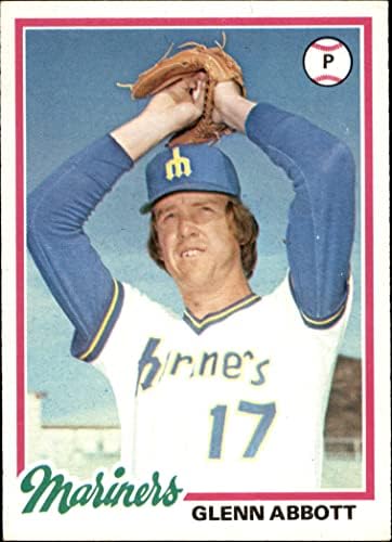 1978 Topps 31 Glenn Abbott Seattle Mariners (Baseball Kártya) NM+ Mariners