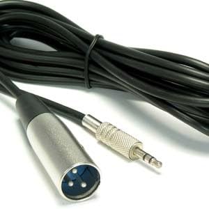ACCL szerelvény 25 XLR Férfi 3,5 mm TRS (Kiegyensúlyozott Audio) Férfi Kábel, 1 Csomag