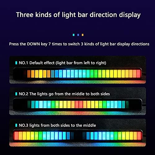 TOMORAL Sound Control Ritmus Fények,32 Független LED-Spektrum Érzem, Fény -, Hang-Aktivált Hangulat Fény,az Autók, Számítógép