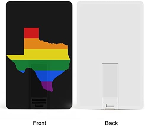 Texas Meleg Büszkeség USB Flash Meghajtó Személyre szabott Hitel-Kártya Meghajtó Memory Stick USB Kulcs Ajándékok