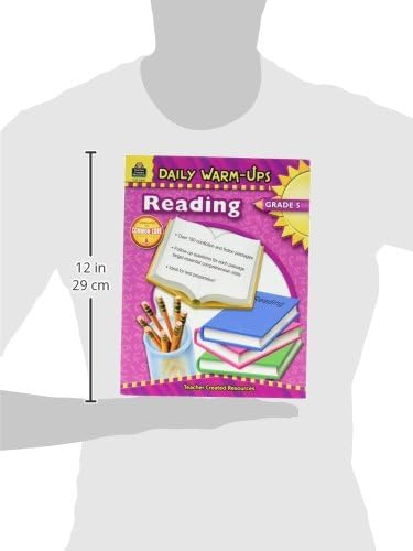 Tanár Létrehozott Erőforrások Napi Warm-Up: Az Olvasott Könyvet, 5 Fokozatú
