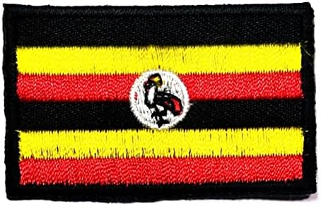 Kleenplus 3pcs. 1.2X2 CM. Mini Uganda Zászló Foltok DIY Kabát, Póló, Farmer, Sapka Jelmez Jelvény Katonai Taktikai Ország Nemzeti