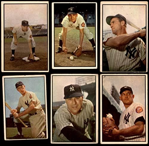 1953 Bowman New York Yankees Csapatát Set New York Yankees (Set) GD+ Yankees