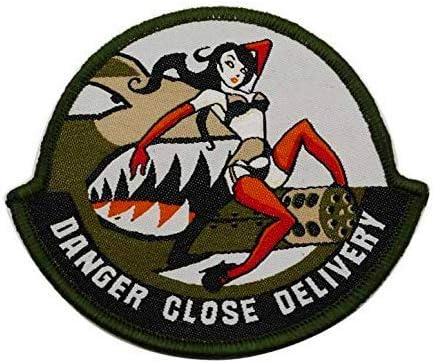 Veszély Szállítási Címlap A-10-es Pilóta Katonai Kampó, Hurok Taktika Morál Hímzett Javítás (color1)