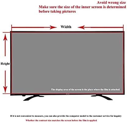 CHHD Matt TV Képernyő Védő, a Karcolások Ellen/Anti-Reflection/Tükröződésmentes Fólia 32-70 Hüvelyk Tv Képernyő Szűrő Nem Buborékok, testre