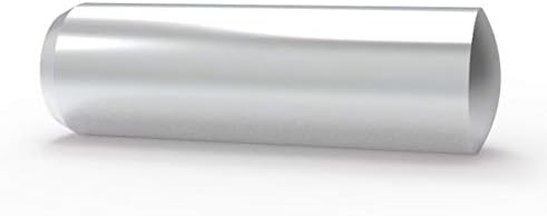 FixtureDisplays® Standard Tipli Pin - Metrikus M10 X 20 Egyszerű Ötvözött Acél +0.006, hogy +0.011 mm Tűréssel Enyhén Olajozott 50050-10PK-NPF