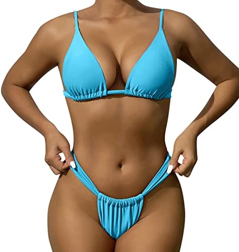 Női Fürdőruha a Szoknya 2023 egyszínű Szexi Csipke Alacsony Derék Bikini Fürdőruha Női Tengerparti Nyaralás